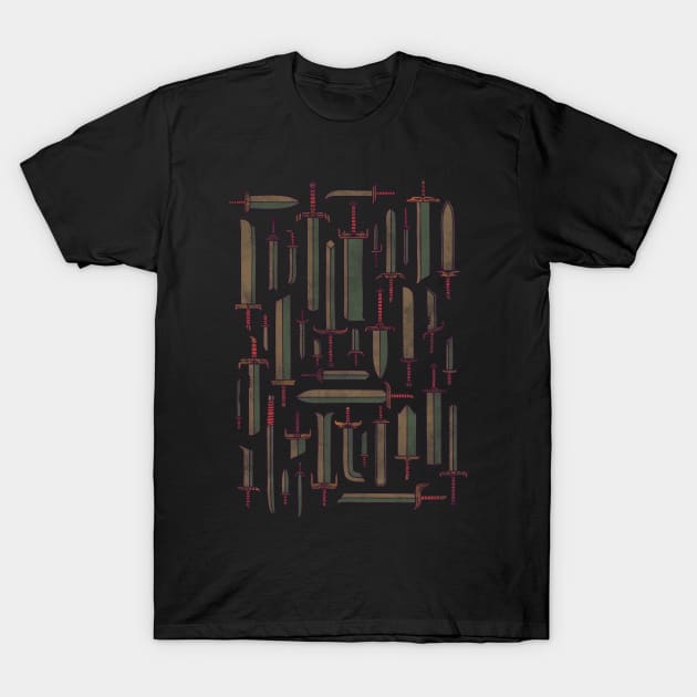 Bunch of Blades T-Shirt by againstbound